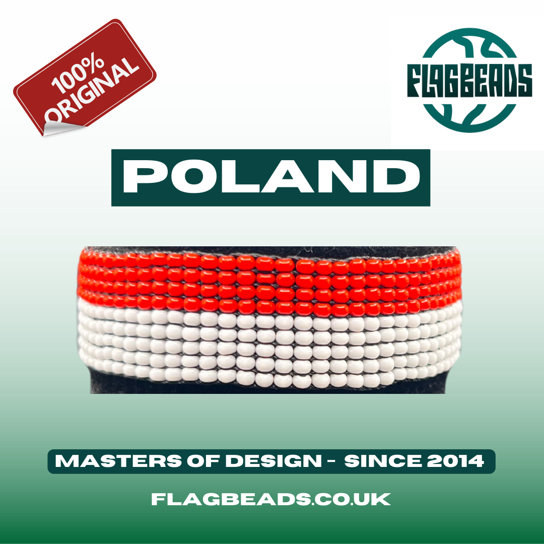 Poland Flag Bracelet